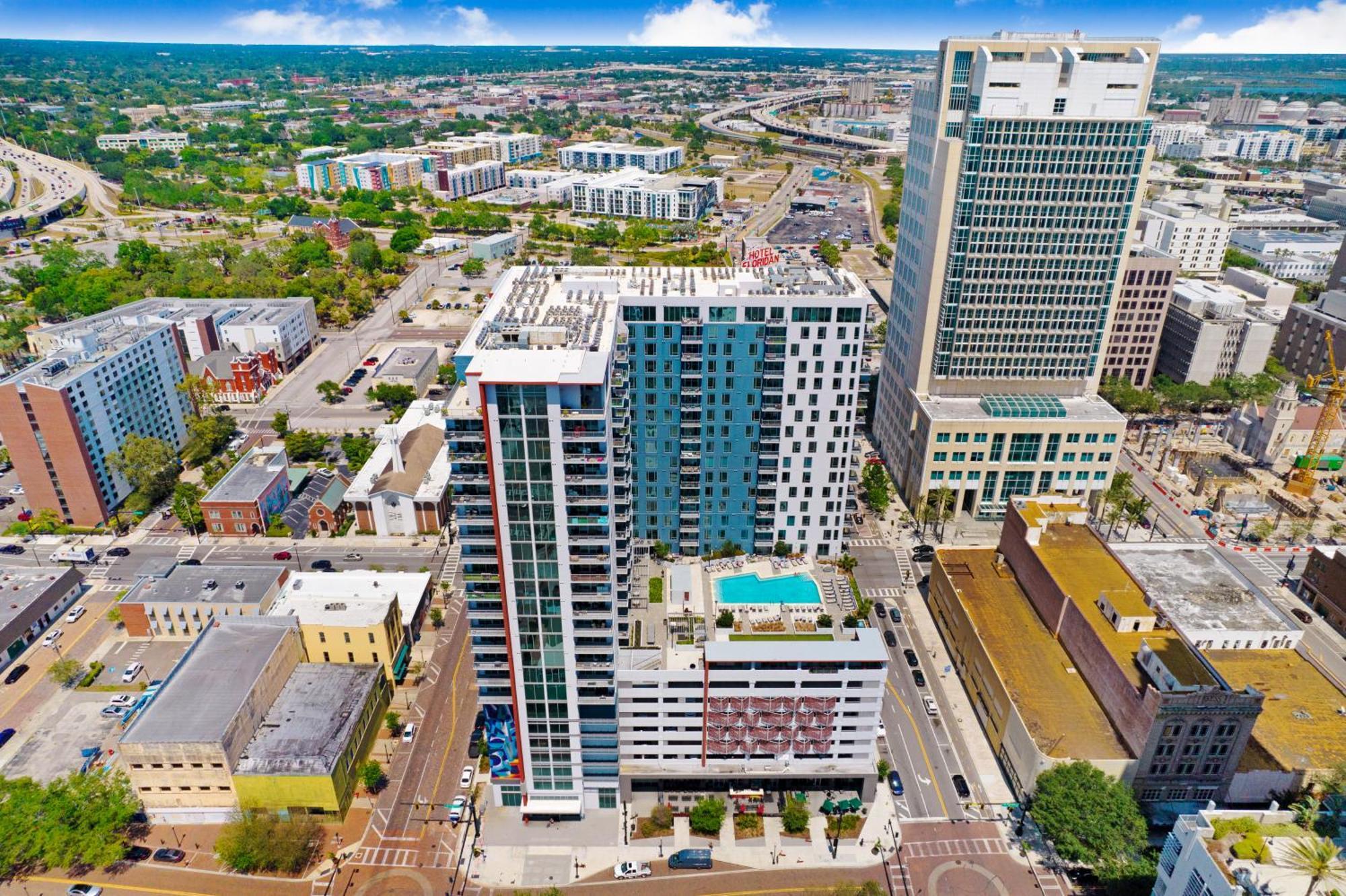 Downtown Tampa Gem 1-Bd W/Pool, Gym, & Sky Lounge Apartment Exterior foto